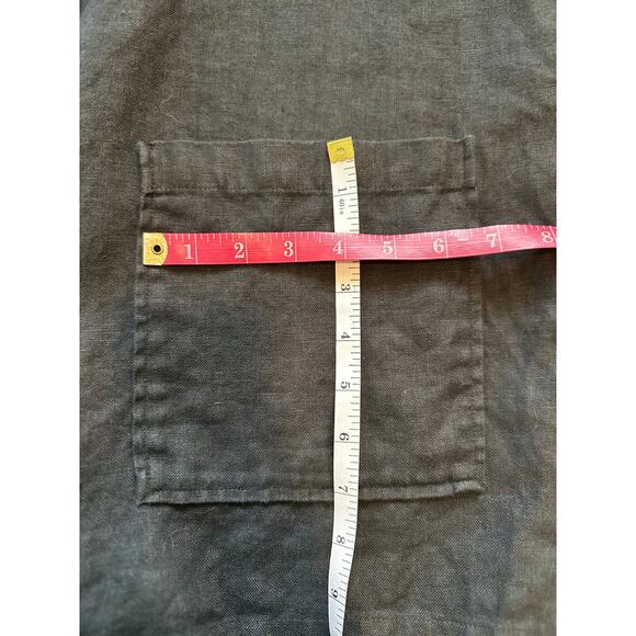 Eileen Fisher Black Linen Kimono Jacket Sz. Medium - Picture 7 of 12